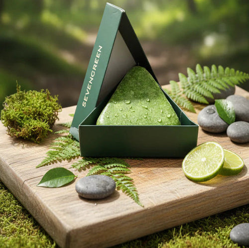 Seven green soap - shampoo bar